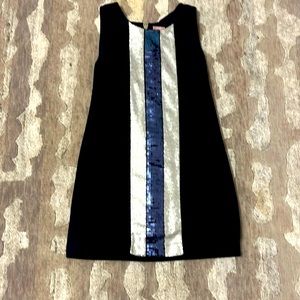 Zoe Ltd girls navy dress with sequins